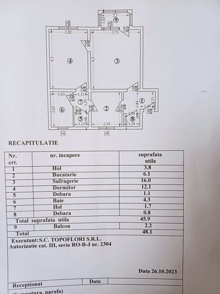 Apartament cu 2 camere